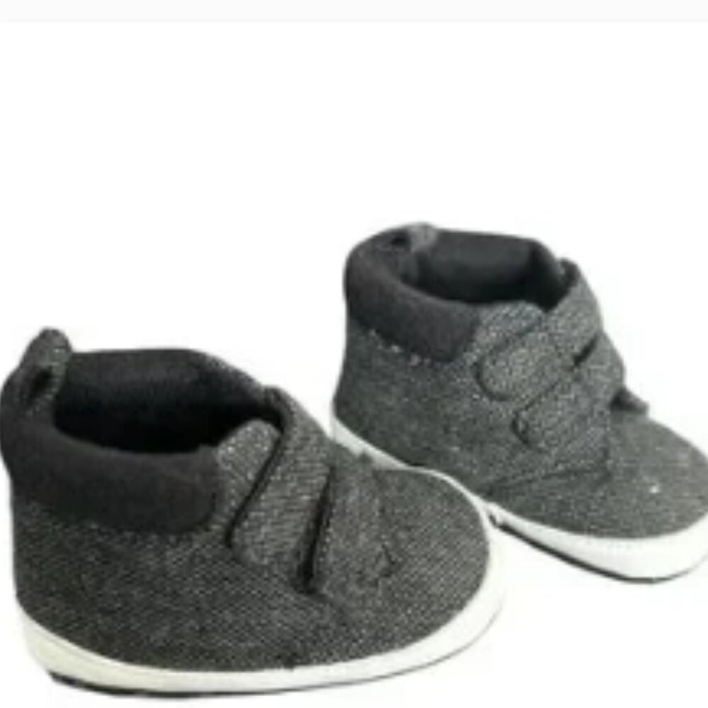 Infant Soft Sole Black Shoes – Size 2